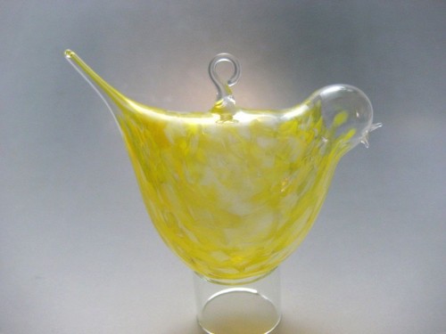 Vogel Glasfigur hohlgeblasen Hängevogel Vogel zum aufhängen Lauschaglas Qualität - Bild 1 von 8