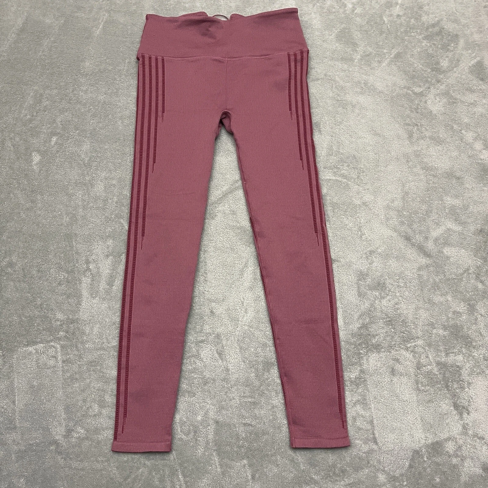 fabletics ribbed mid rise leggings