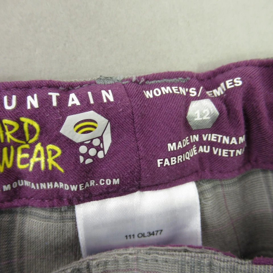 Pantalones Cortos Mountain Hardwear Para Mujer 12 Ligeros Bolsillos Exterior Gris Carga Foto 3 de 4