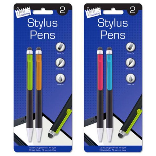 Tallon, Just Stationery - Paquete doble de bolígrafos lápices (surtidos de colores) - Imagen 2 de 2