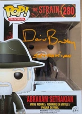 The Strain David Bradley  Abraham Setrakian  Signed The Strain Funko 280