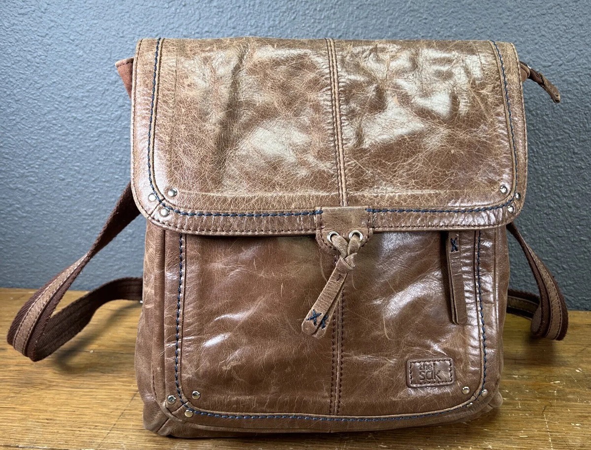 The Sak Ventura Distressed Leather Teak Convertible 