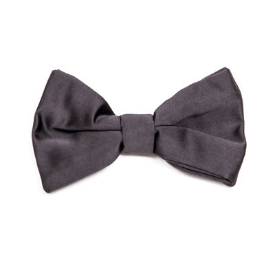 Heredi Chiarini men's grey bow tie