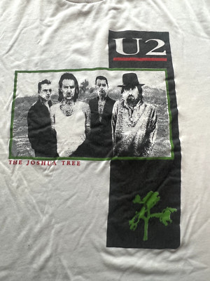 U2 The Joshua Tree Album Cover 1987 Tour T Shirt Vintage VERY RARE
