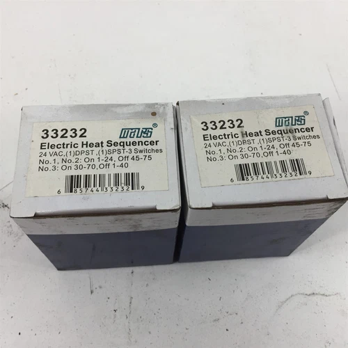 MARS 33232 Electric Heat Sequencer 24VAC (1)DPST-3 Switches