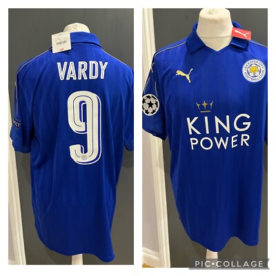 BNWT-LEICESTER CITY PUMA 2016-2017 S/S CHAMPIONS