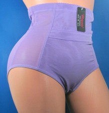 B1 ELEGANTE Pink Black High Cut Waist Sheer Nylon Sissy Bikini Panties M L XL