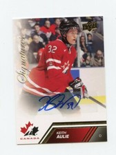 2013 UPPER DECK TEAM CANADA SIGNATURE AUTOGRAPH AUTO #59 KEITH AULIE *64114