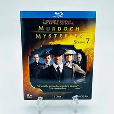 Murdoch Mysteries: Season 07 (Blu-ray, 2013 Acorn, 5 Disc Set) New