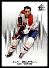 2013-14 SP GAME USED JEAN BELIVEAU MONTREAL CANADIENS #48