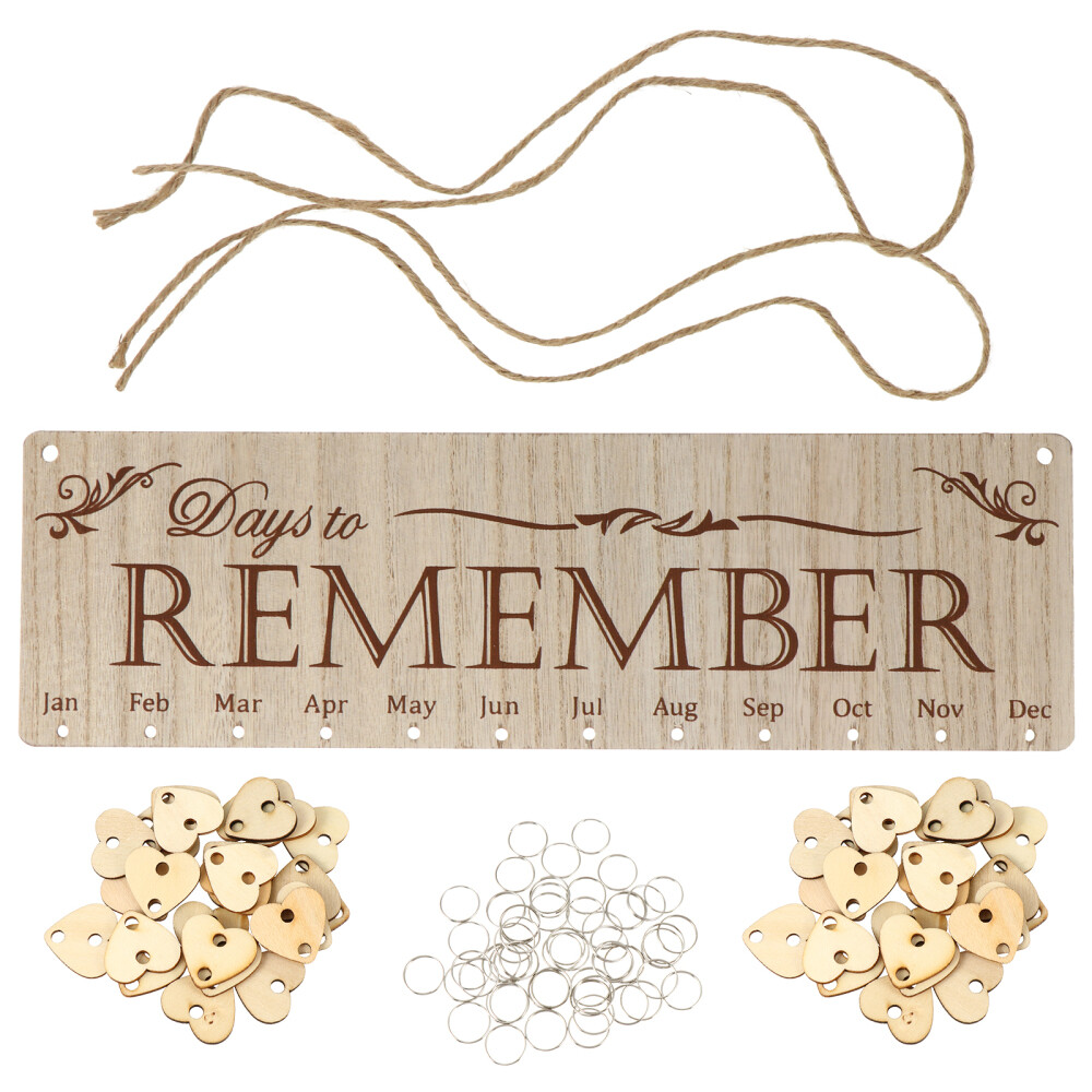 Fathers Day from Son Decorative Calendar Hanging Tags Plaque DIY