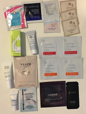 Lot of 17 Skin Care Samples Dr. Dennis Daily Peel, Good Genes Treatment.....New