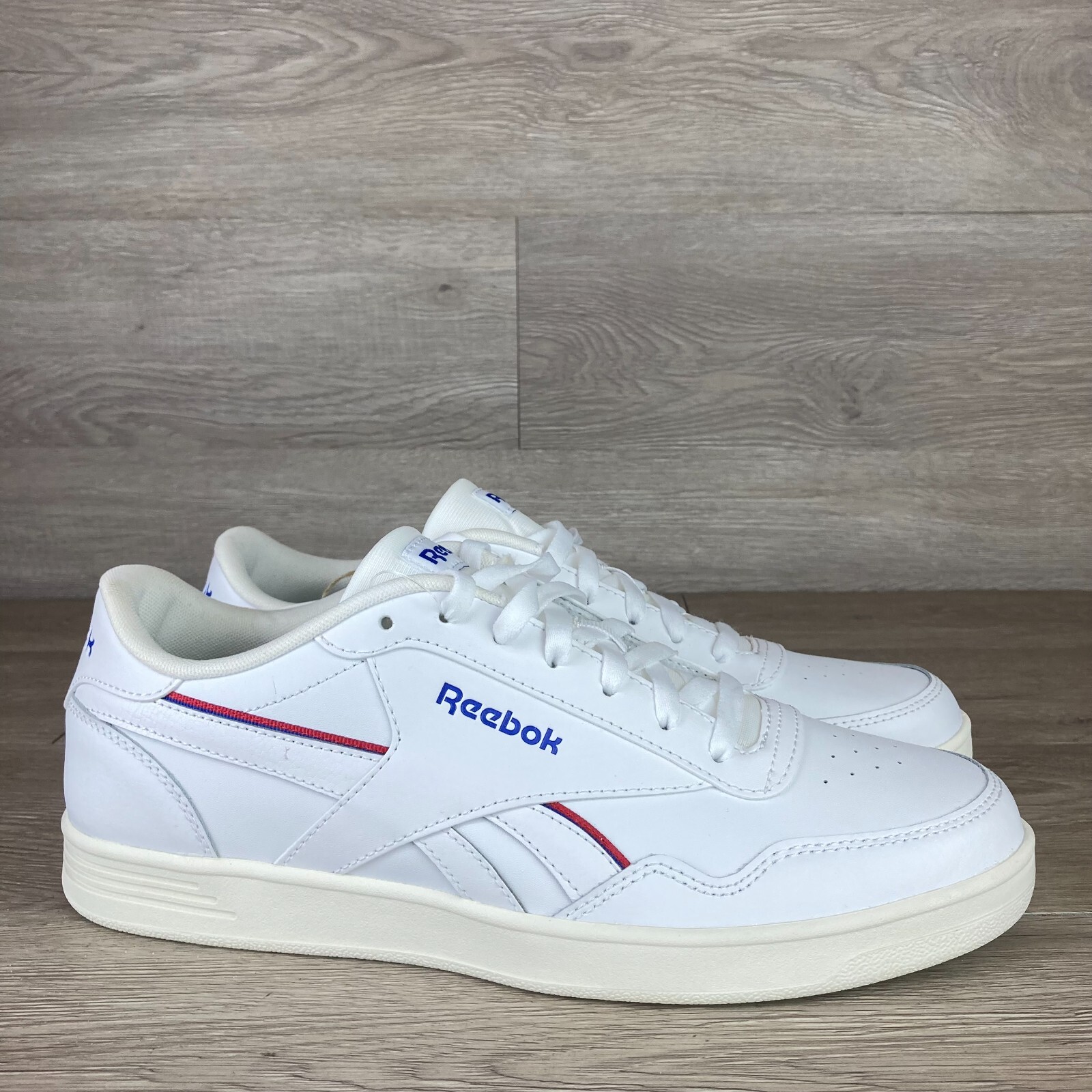 Reebok Mens White Athletic Sneakers 