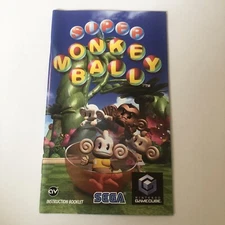 Super Monkey Ball (Gamecube) - MANUAL ONLY - Instruction Booklet