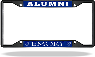 Emory ALUMNI Black License Plate Frame