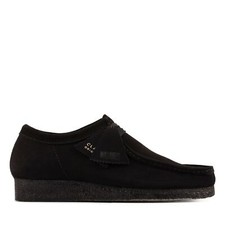 CLARKS MEN WALLABEE BLACK/SUEDE 26155519-SIZE 11 for sale online