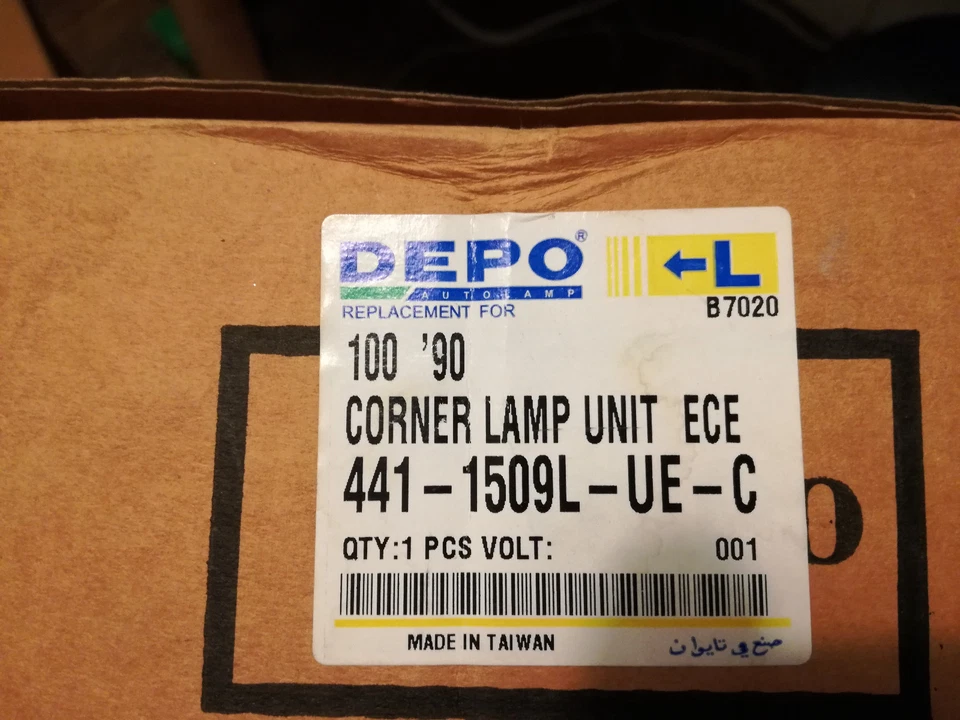 441-1509L-UE-C DEPO LÁMPARA INDICADORA IZQUIERDA SE ADAPTA A AUDI 100 90/94 POR DEPO NUEVO Foto 2 de 3