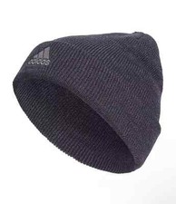 Image of Adidas Men’s Embroidered Logo Wide Cuff Beanie One Size Hat NEW with TAGS