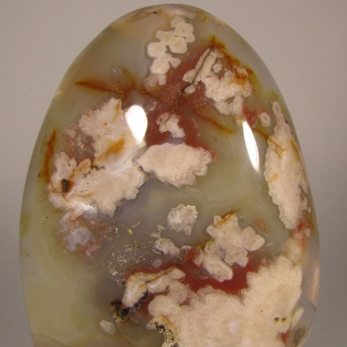 3.3" FLOWER AGATE Gemstone Polished Freeform Standup - Madagascar - Imagen 4 de 11