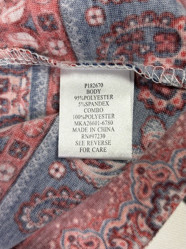 Almost Famous Top Women's XL New W/ Tags Embroidered Yoke Lace Floral Blouse - Picture 5 of 11