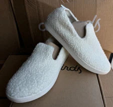 NEW ALLBIRDS WOOL LOUNGER FLUFF NATURAL WHITE CREAM SHOES SHERPA MENS SIZE 14
