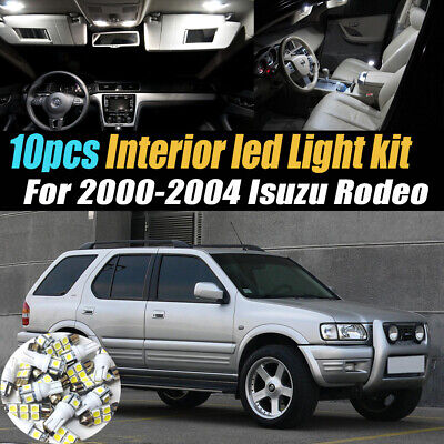 14Pc Super White Car Interior LED Light Kit Pack for 2003-2005 Isuzu Ascender