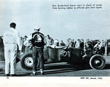 Ken Sunderland Burning Rubber As He Leaves The Line 5.4