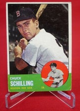 Chuck Schilling 1963 TOPPS Baseball Card #52 VG
