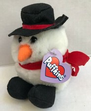 Puffkins Christmas Flurry 5" Holiday Plush Snowman