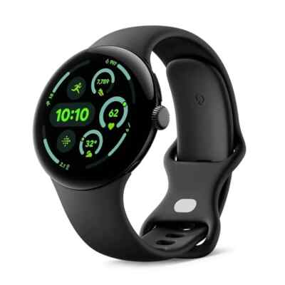 Google Pixel Watch 3 (45mm) - Android Smartwatch mit Herzfrequenz-Tracking, adva