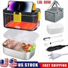 110V Loncheras Electrica Para Calentar El Almuerzo Comida Caliente Trabajo Carro