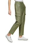 DKNY Womens High Rise Utility Cropped Cargo Khaki Pants Sz 10 NWT — photo 2