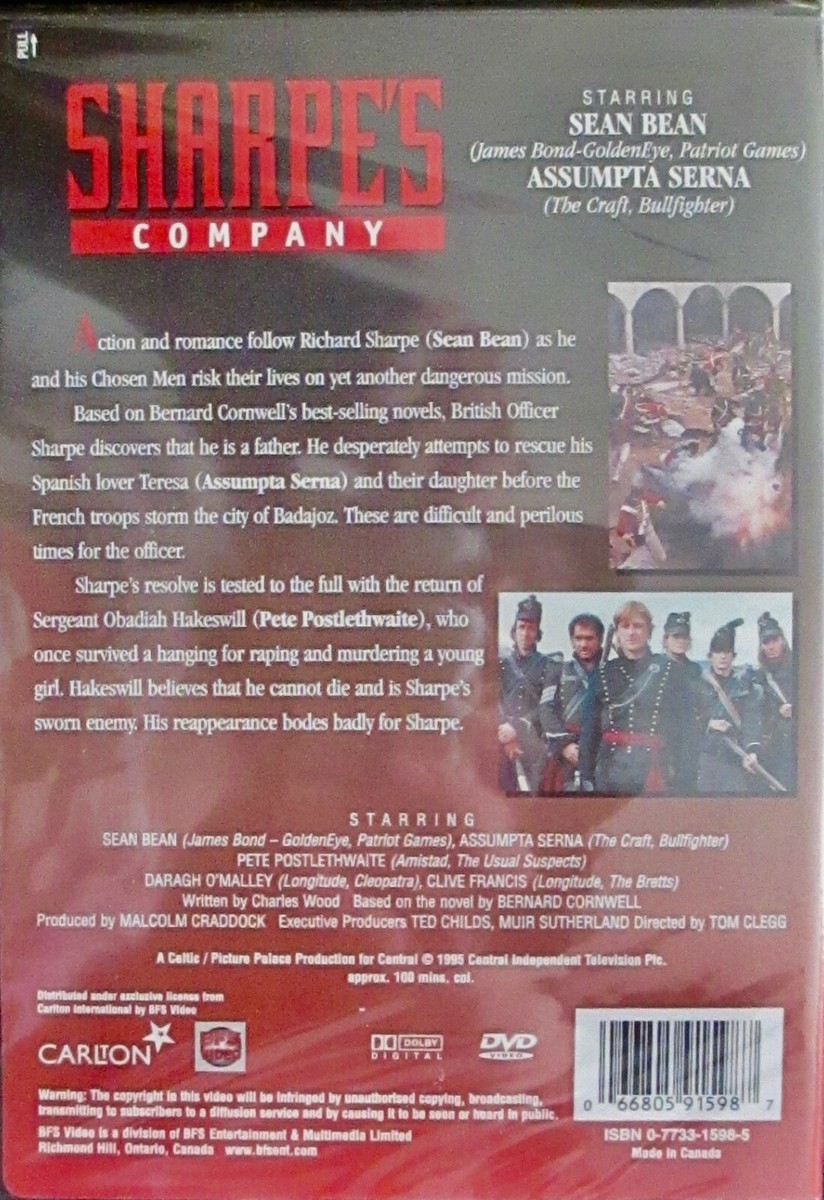 その他 Sharpe's Company [DVD] Amazon.com: Sharpe's Company : Sean Bean, Pete Postlethwaite