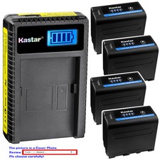 Kastar Battery LCD Charger for Sony NP-F970 PRO CCD-TR810 CCD-TR818 CCD-TR840