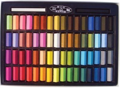 Mungyo Pastel / Soft Drawing Art Set 64 Colors Set Square Chalk / Made in Korea