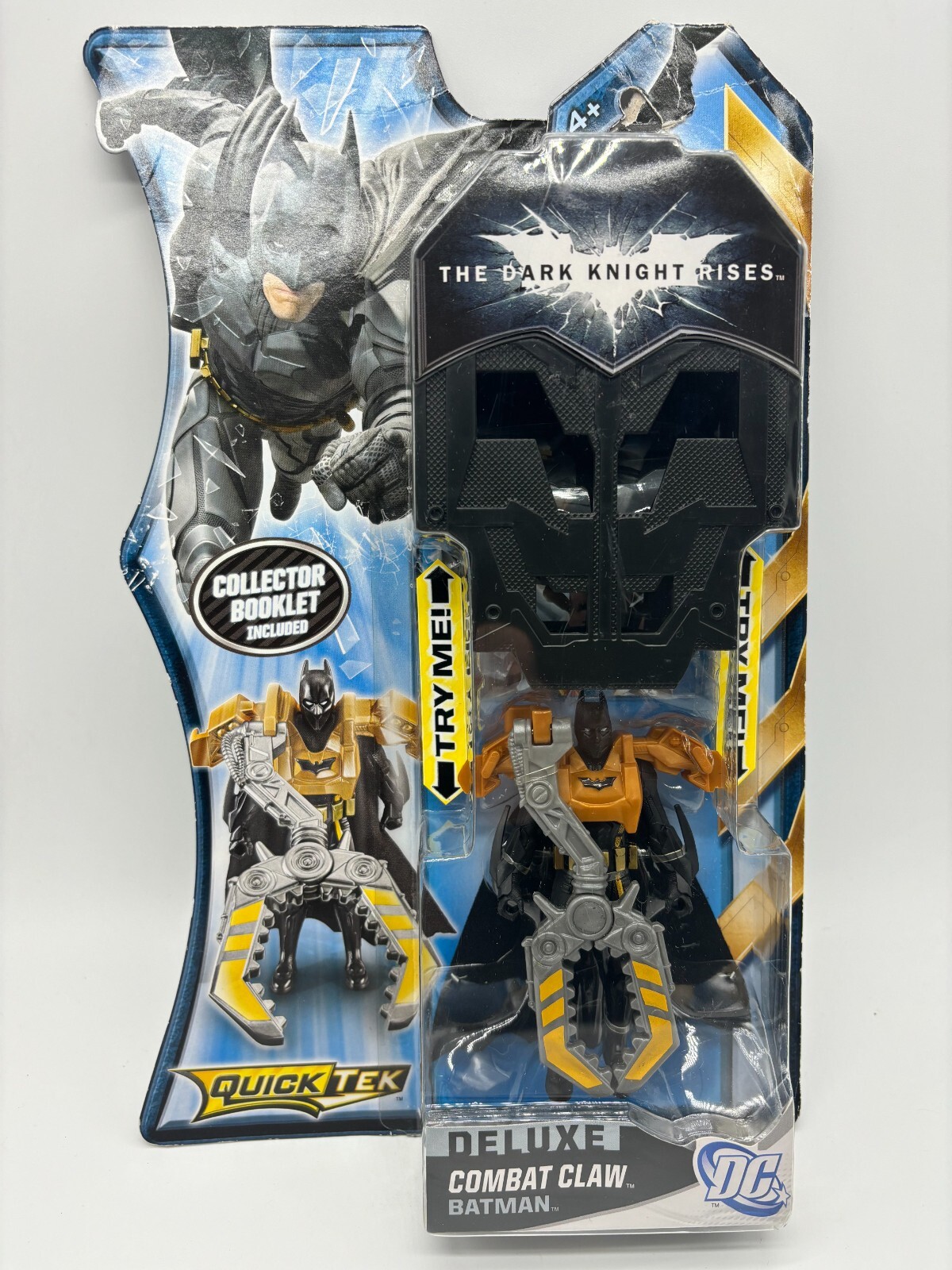 Batman Dark Knight Rises Deluxe Combat Claw Batman Figure, QuickTek 2012 Mattel
