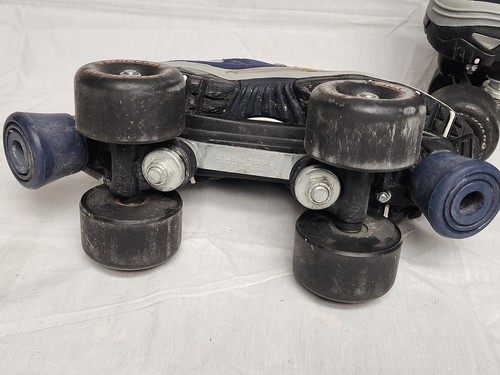 Youth Skechers 4-Wheelers Quad Roller Skates Navy Blue Sz 5 - Picture 5 of 6