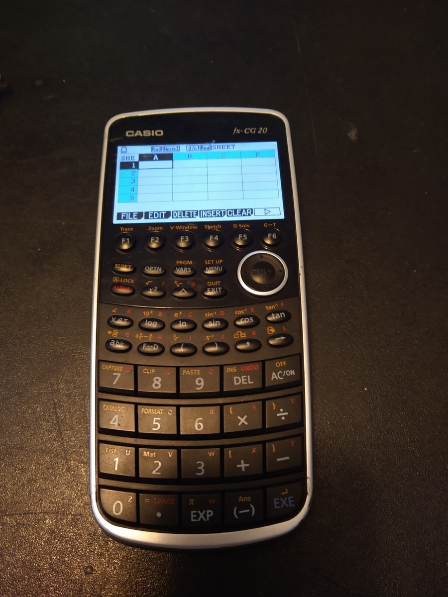💚 Color Graphic Scientific Calculator CASIO FX-CG20 No Battery