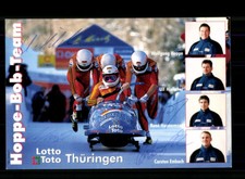 Hoppe Team Autogrammkarte 3x Original Signiert Bob Fahren + A 240836