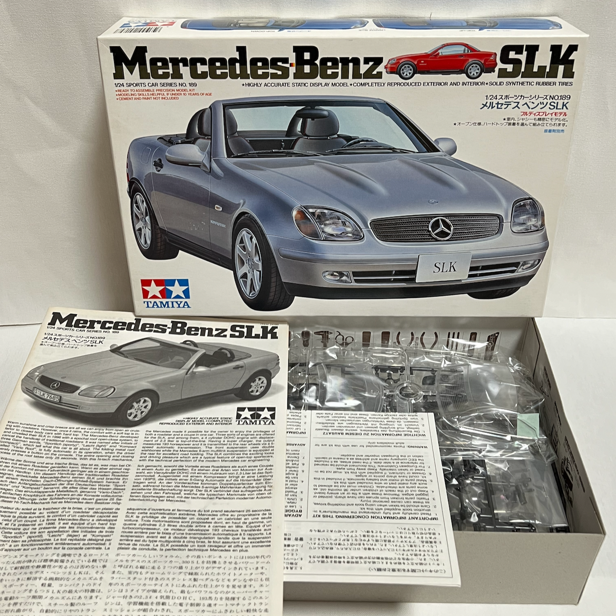 TAMIYA 1/10 RC メルセデスベンツ　SLK Tamiya 1/24 Mercedes Benz SLK Sports Car Series No.189