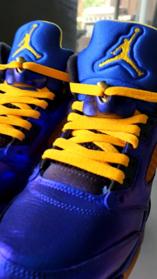 Air Jordan 5 'Sapphire Blue' Rams' Chargers 'Warriors 'Lakers
