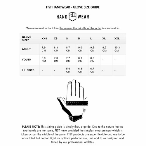 FIST Handwear Gloves Adult BMX Racing MTB Motocross Riding Gear - Thunderbird - Picture 3 of 3