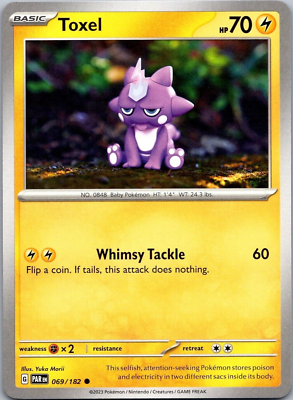 Pokemon - Toxel 069/182 - Paradox Rift - NM/M | eBay