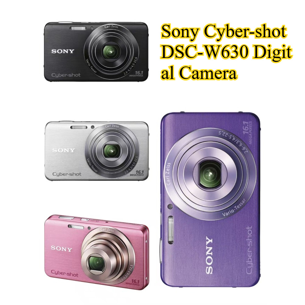 【Y3109】 SONY Cyber-shot DSC-W630 ソニー Black Sony Cyber-shot DSC-W630 16.1 MP Compact Digital Camera | eBay