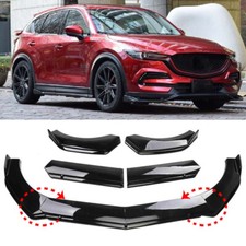 4pcs Front Bumper Lip Splitter Spoiler Black For Mazda Cx3 Cx-30 Cx-50 Cx9