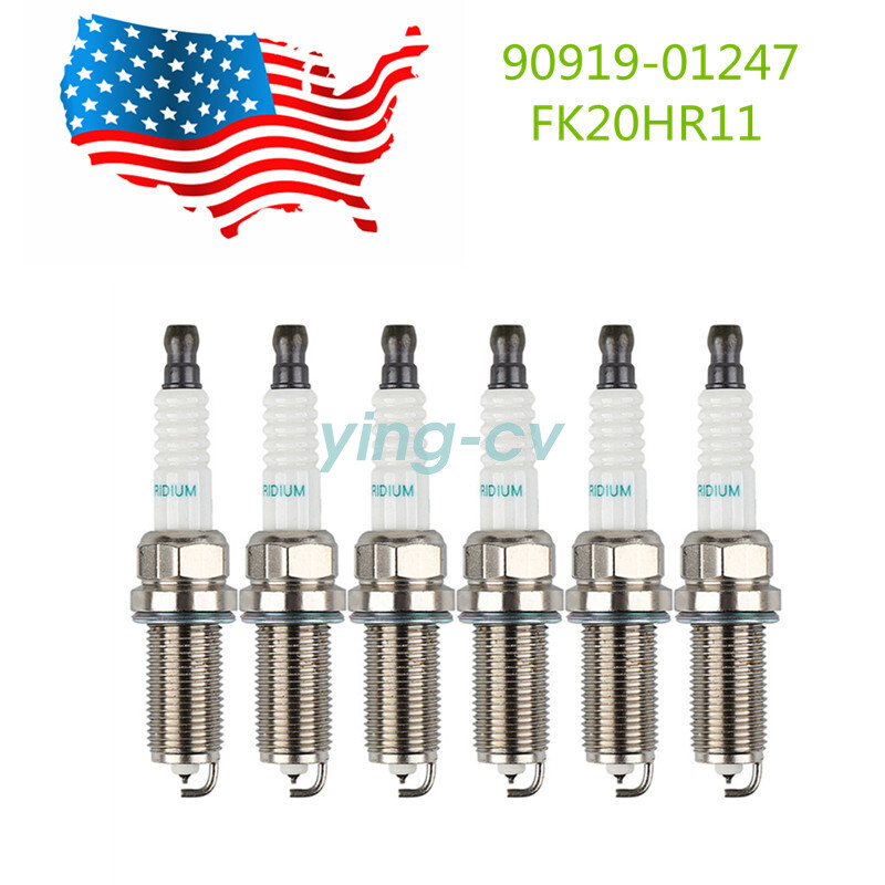 6PC TOYOTA LEXUS  OEM IRIDIUM SPARK PLUG SET  FAST SHIPPING 90919-01247