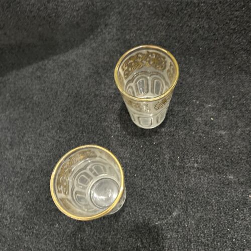 vintage moroccan tea glasses - Picture 3 of 11