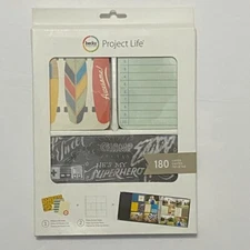 Project Life Becky Higgins Boys Rule Title/Journaling Cards 180 Cards NEW +Bonus