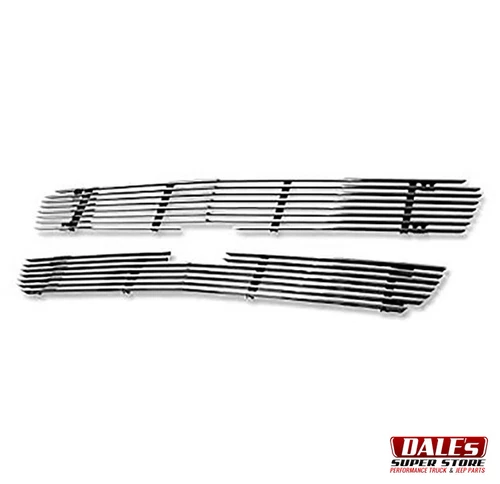 Billet Grille Main Upper Polished Aluminum | Chevy Silverado 2500/3500 2003-2004