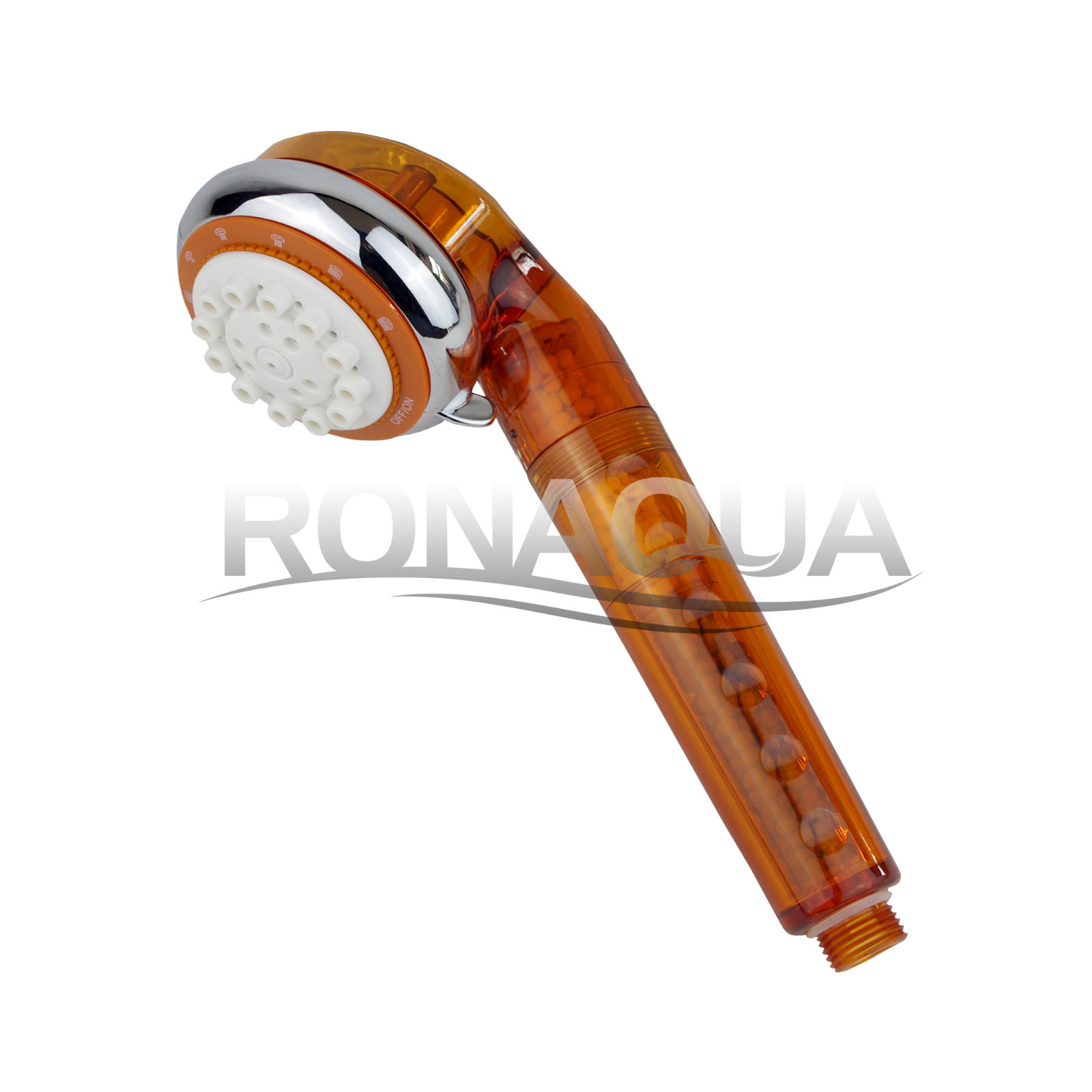 Filtered Hand Held Shower Head with Vitamin C, Orange Color eBay